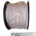 500' reel White/Red stripe