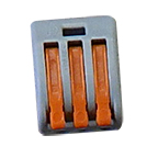 Lever Nut, 28-14 AWG, 3 Pole Cage Clamp Connection