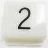 P.I. LENSES, #2, 1-5/8" SQUARE