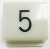 P.I. LENSES, #5, 1-5/8" SQUARE