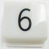 P.I. LENSES, #6, 1-5/8" SQUARE