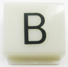 P.I. LENSES, "B" 1-5/8" SQUARE