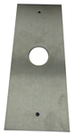 BUTTON PLATE, ONE HOLE