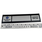 PLATE, 2000LB CAPACITY LENS