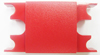 SPACER 1.25", RED BLANK