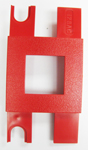 BEZEL, BLANK RED FOR KEYSWITCH