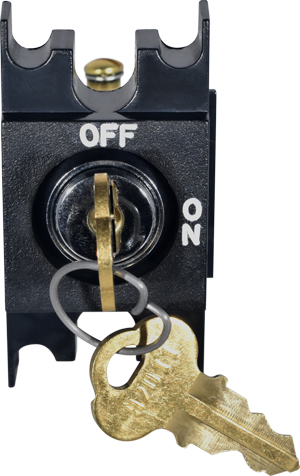 KeySw, Off-On, 2Pos Mom, Sq
