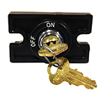 KeySw, Car Call Register Rnd, 2Pos Spring Return