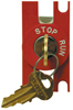 KEYSWITCH, IN CAR STOP, ROUND,