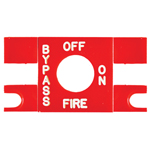 BEZEL RED, OFF-ON-FIRE BYP