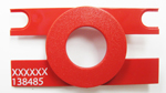 ROUND BLANK RED BEZEL, KEYSWIT
