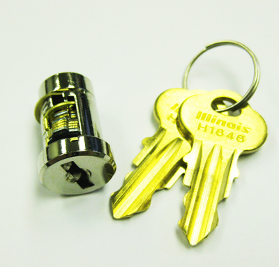 CYLINDER KEYSWITCH WITH "H1848 KEY"