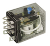 RELAY DPDT 48VDC W PUSH TO TEST