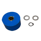 Roller kit, 1-5/8"OD Poly Blue