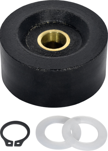 Roller kit, 1-5/8"OD Poly Black - Soft