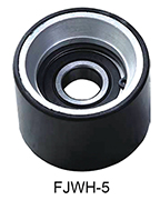 ~Handrail Roller, Nylon with Aluminum, White,