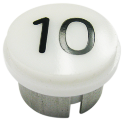 P.I. INSERT W/SHIELD, 1-1/8",
