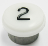 P.I. INSERT W/SHIELD, 1-1/8",