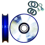 ~Hanger Roller Kit,3-1/4"OD w/