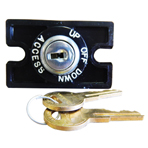 Keyswitch, 3P-Sprg Ret Cntr,UP