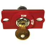 Key Switch, Run/Stop, Red