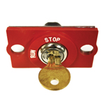 Key Switch, Run/Stop, Red