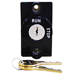 Stop/Run Key Switch Vert