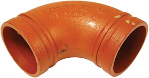 3" Grooved 90º Elbow