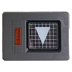 Pushbutton, Rl-1 (3 Lines) Marked Arrow DOWN