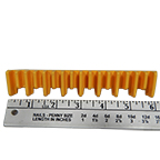 YELLOW 17 TOOTH DEMARK. TAIL S