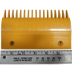 Comb Plate, Center Esc Yellow