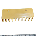 Comb Plate, 202.6mm x 94.4mm, 22T, ABS, Yellow,