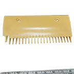 Comb Plate, 202.6mm x 94.4mm, 22T, ABS, Yellow,