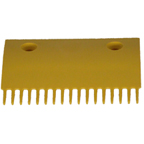 Comb Plate, Yellow, Center