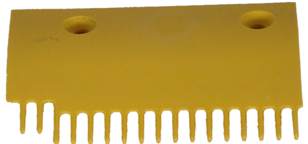Comb Plate, Yellow, Right