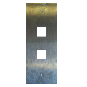 HALL PLATE,W/2 1" SQ.(INTERMED