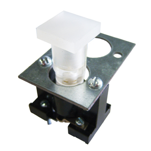 PB ASSY 7/8" SQUARE BUTTON WHI