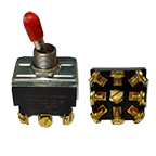 STOP SWITCH ASSY., 3PDT, #P25