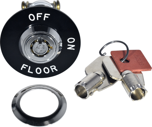 KeySw, 2Pos, Rmv2 Off-On-Floor