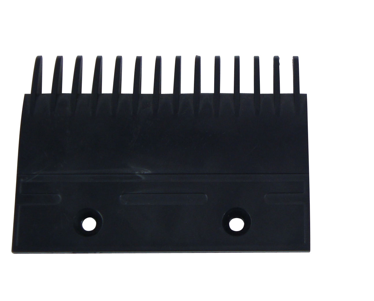 Comb Plate, Black Plastic