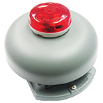 ALARM BELL WITH RED LIGHT FLAS