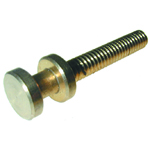 PAD HOOKS W/HDW 1-3/4"L(BRASS)