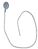 SECURITY LEAD SEAL W/10" MONEL