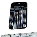 Test Tag, 2"x 3.5" Alum