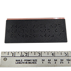 BRAILLE PLAQUE-IN CASE OF FIRE