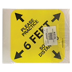 Floor Decal, Please Practice Social Distancing, 6