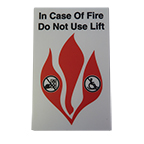 Sign, In Case of Fire 5X8