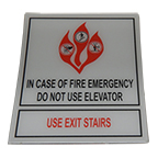 Fire Sign, USE EXIT STAIRS