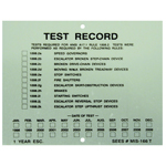 TEST TAG, ESCALATOR(1 YEAR)