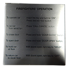 Fire Operation Instr, 6" x 6"